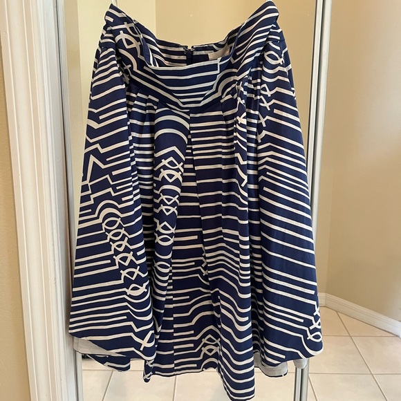 Maeve Dresses & Skirts - Maeve blue and white full skirt